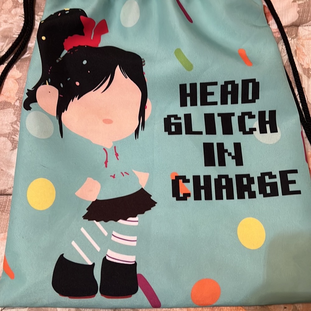 Wreck it Ralph drawstring bookbag - Picture 3 of 4